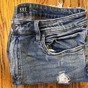 Kut Distressed Blue Jeans